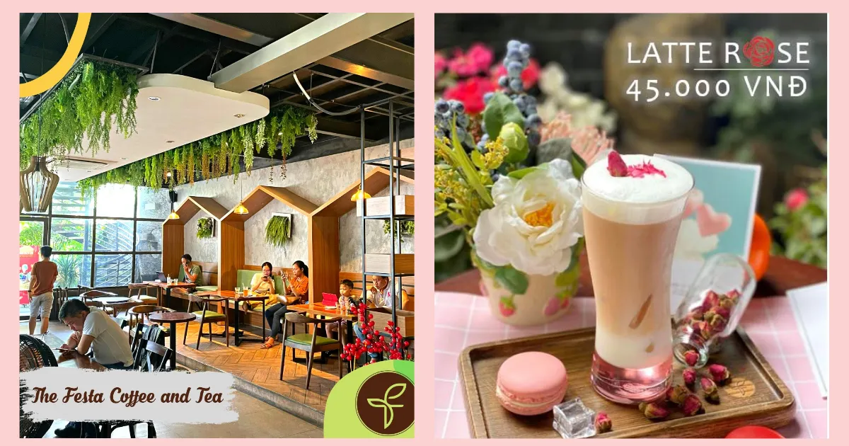 The Festa Coffee & Tea – cafe cá koi quận 7
